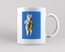 Saxophonist Mug Gift Idea Jazz  Band Music Saxophone Bebop Tea Coffee Cup