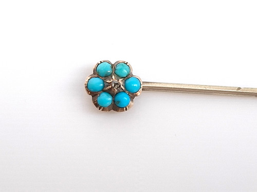Victorian turquoise and - and, rose