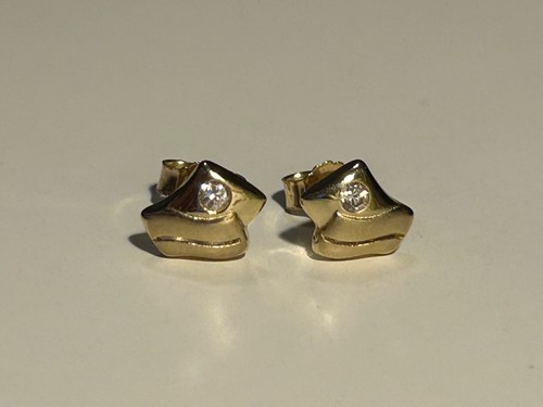 14ct gold earrings 585 - 14ct,
