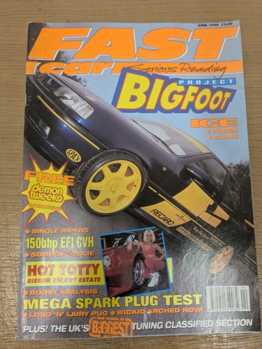 Fast car magazine april - magazine, 1996