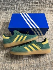 Size 6  - adidas Handball Spezial Collegiate Green Yellow  JR7008