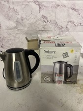 Nutmeg Home Easy Fill Stainless Steel Kettle