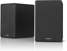 Denon SCN10 Speakers, Two-Way HiFi Speakers for TV Sound System, 2x Black 