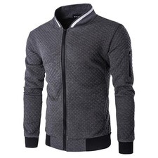 Mens Solid Casual Jacket