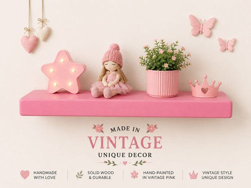 Floating chunky handmade pink - floating,