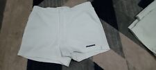Womens White Vintage Tennis Shorts Sports Festival Fancy dress Rossignol S 30