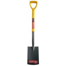 Digging Spade Drainage Shovel Trench Carbon Steel Heavy Duty Garden CT0162