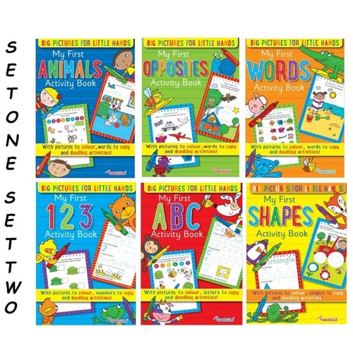 First activity books for - first,