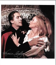 Veronica Carlson HAMMER HORROR 10"X8" Genuine Signed Autograph COA 38171
