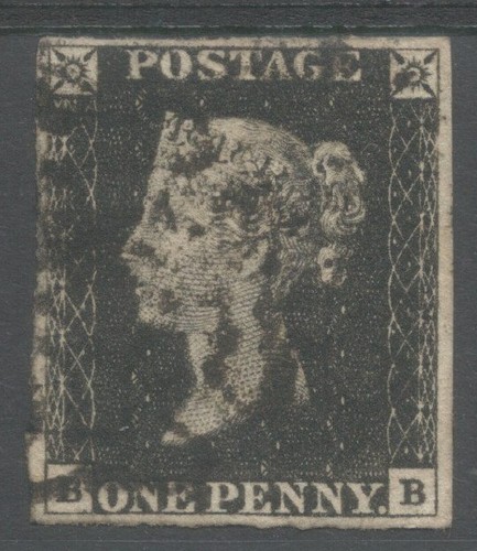 1840 penny black - gb, (bb)