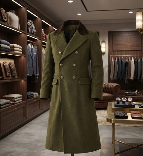 Luxury men olive green - luxury, men's