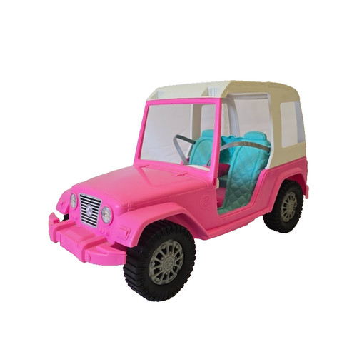 Barbie pink and white - jeep, car