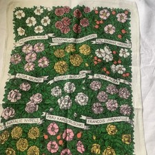 Pat Albeck Roses at Hidcote Pure Irish linen tea towel gardener stocking gift