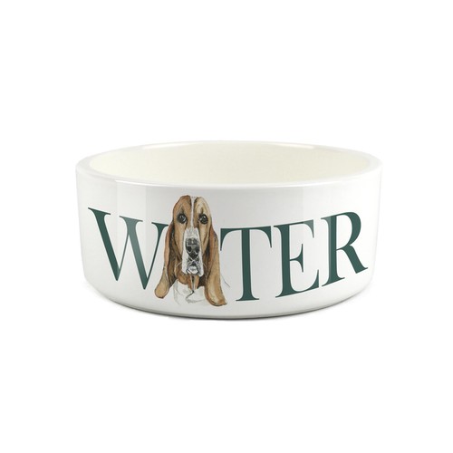 Basset hound pet - bowl,