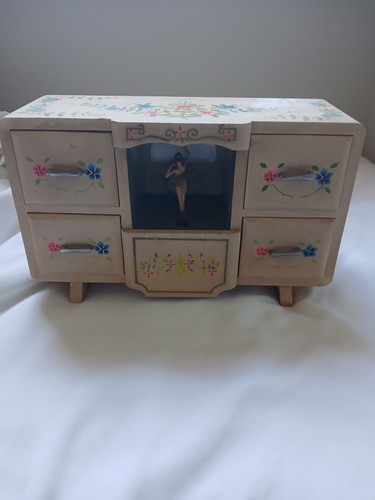 Vintage ballerina jewelry box - vintage,