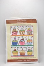 Bothy Threads Rainbow Cup Cakes Cross Stitch Kit | Unused & Sealed