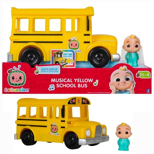 Cocomelon yellow school bus - school,