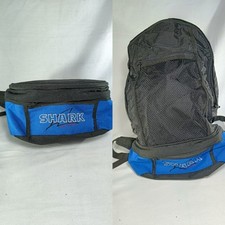Shark Motorcycle Helmet Rucksack Motorbike Backpack Folds To Bum bag/ Visor Bag