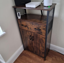 Tall Industrial Sideboard
