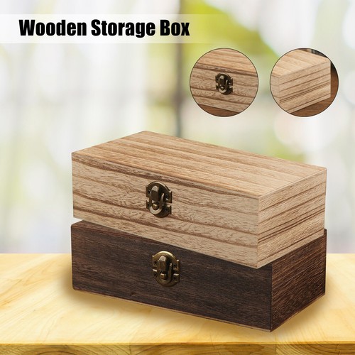 Small wooden storage box - small,