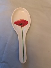 Dunelm Poppy Spoon Rest. Ceramic. Please See Other Listings More Of  Collection,