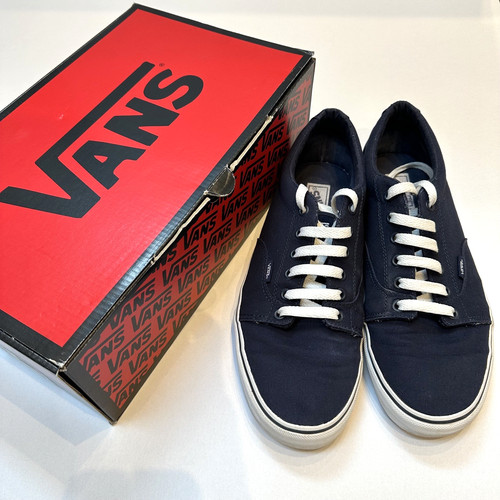 Vans kress blue canvas skate - vans,