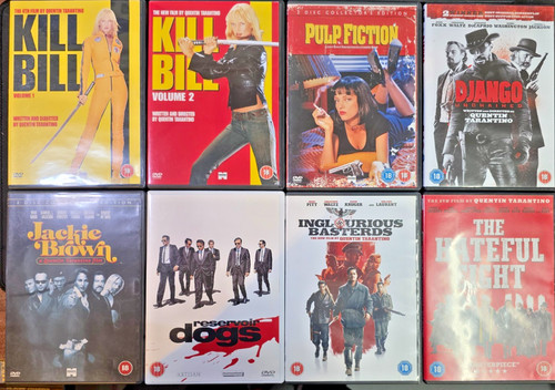 Quentin tarantino movie dvd - quentin, 8
