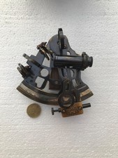 Nautical Sextant by Kelvin & Hughes London 1917 in leather case