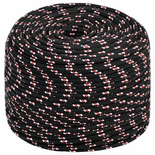 Boat rope black - boat, mm