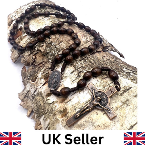Handmade maple wooden rosary - maple,