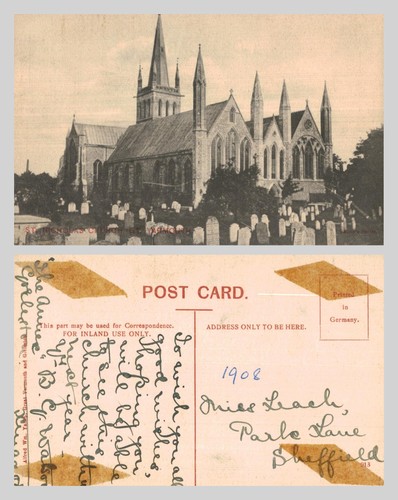 Vintage postcard st - -,