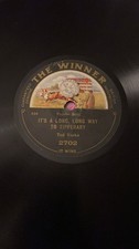 Rare 78rpm record, V, TED YORKE : It's a Long Way To Tipperary , The Winner 2702