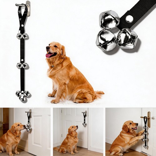Dog door bells - dog, potty