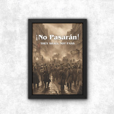 No Pasaran Poster Wall Art