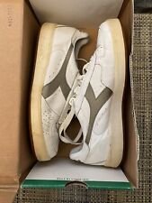 Diadora Borg Elite - 2001 release - White / Gold - Size 7