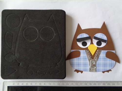 Sizzix bigz owl fabric - owl, ~