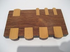 WOODEN WHIST COUNTER 9.5cm x 5cm, NO IDEA OF AGE, UNBRANDED