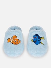 Disney's  Finding Nemo Mule Slippers Blue UK Size 3/4 5/6 & 7/8 Primark