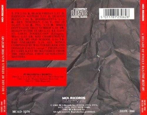 Decade steely dan cd - a,