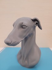 Greyhound Bust Ornament –