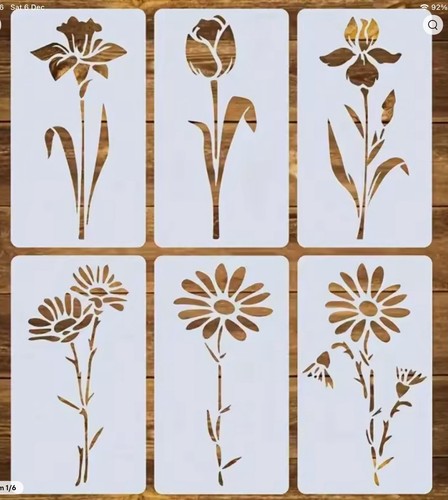 Flower craft stencils - craft,