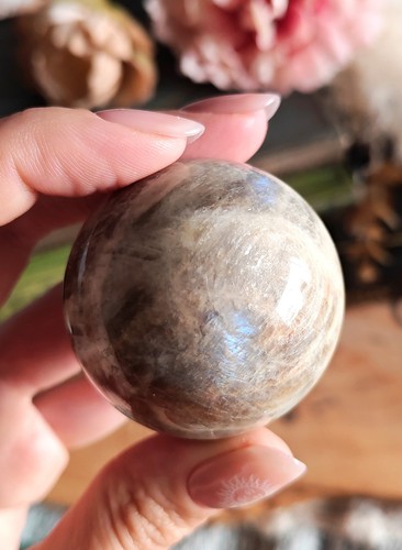 Moonstone sunstone sphere - sunstone,