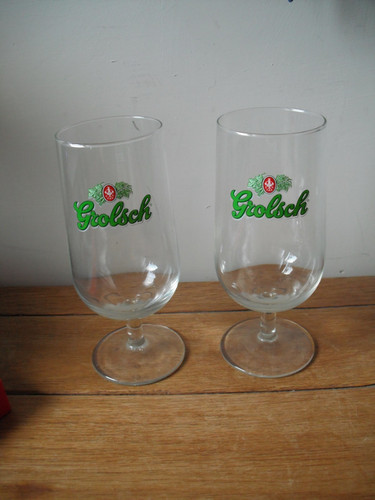 Grolsh vintage beer glasses - vintage,