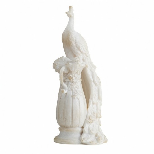 Peacock sculpture with - peacock,