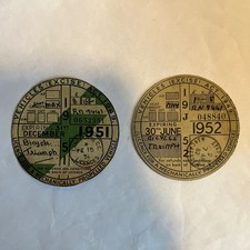 Vintage old original Tax Disc