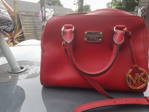 Red michael kors - red, saffiano