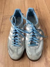 Mens Adidas Spezial Pale Blue Trainers Size 9 (43.5)