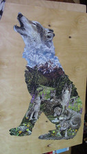 Bits and pieces 1000pc wolf
