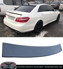 MERCEDES E CLASS W212 REAR WINDOW ROOF SPOILER AMG STYLE GLOSS BLACK 2009-2016