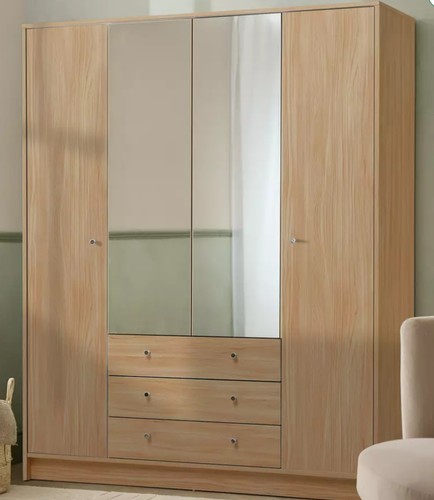 Wardrobe oak effect home - wardrobe,